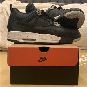 Jordan Black and Gray Sneakers